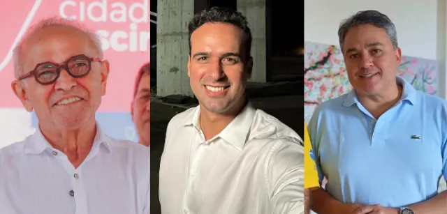 ELEIÇÕES 2026: Efraim lidera arrecadação, Lucas Ribeiro vem em segundo e Cícero Lucena ainda aguarda recursos do fundo