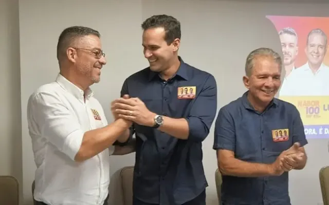 Lucas, João e Nabor celebram apoio de Pedro Coutinho e fala em construção de agenda comum