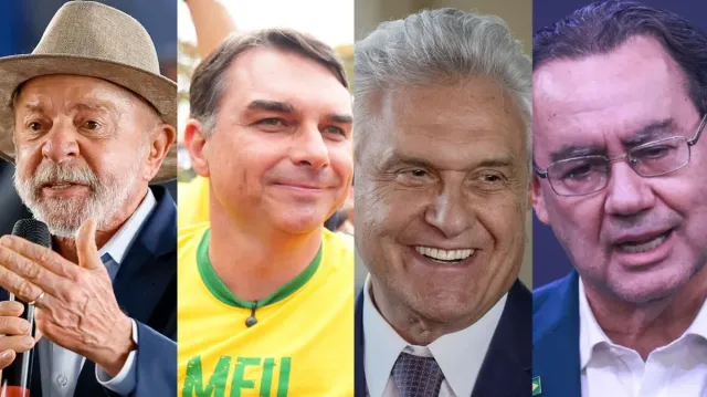 Lula lidera com 42% no 1º turno; Flávio Bolsonaro tem 37%, Caiado 5% e Cury 5%, aponta pesquisa Nexus/BTG