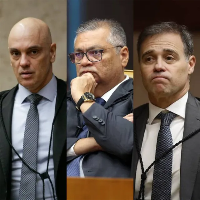 STF tem placar de 4 a 3 pela separação de casos de Moraes e Mendonça, mas Dino pede vista